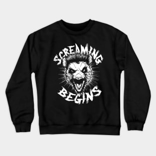 Screaming Begins - Possum 90s Inspired Crewneck Sweatshirt